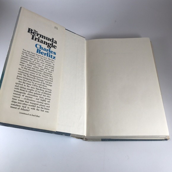 The Bermuda Triangle By Charles Berlitz Hardcover DJ Vintage Doubleday 1974 - Picture 5 of 7